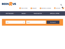 Tablet Screenshot of bedsrus.com.au